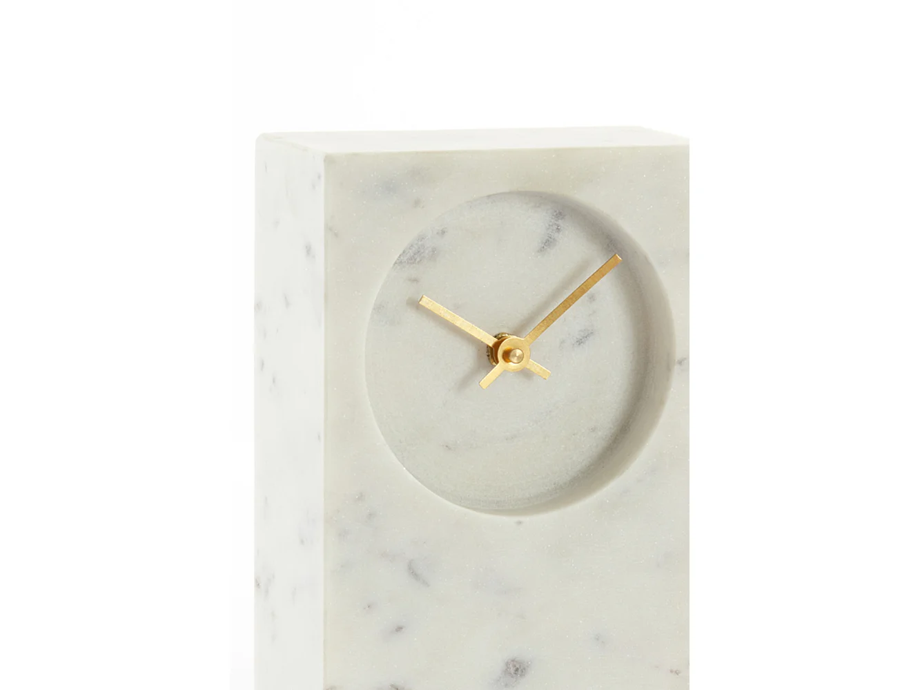 Horloge DESTINA - 13x8x20cm - Blanc