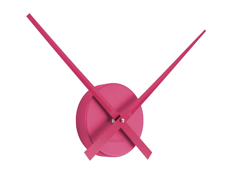 Reloj de pared Little Big Time Mini Metallic - Rosa oscuro metalizado - Ø41cm