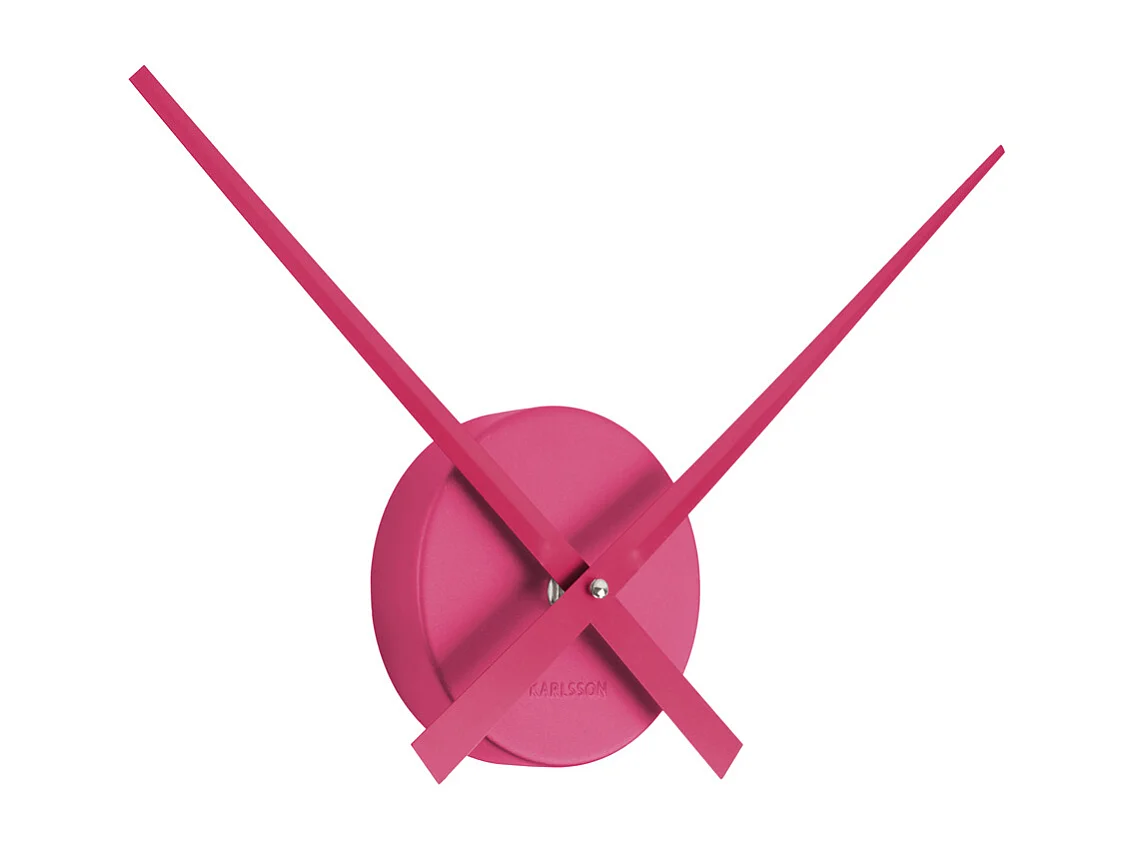 Horloge murale Little Big Time Mini Metallic - Rose foncé métallisé - Ø41cm