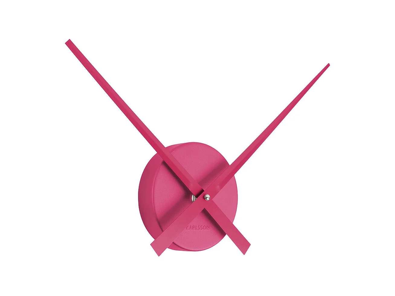 Horloge murale Little Big Time Mini Metallic - Rose foncé métallisé - Ø41cm