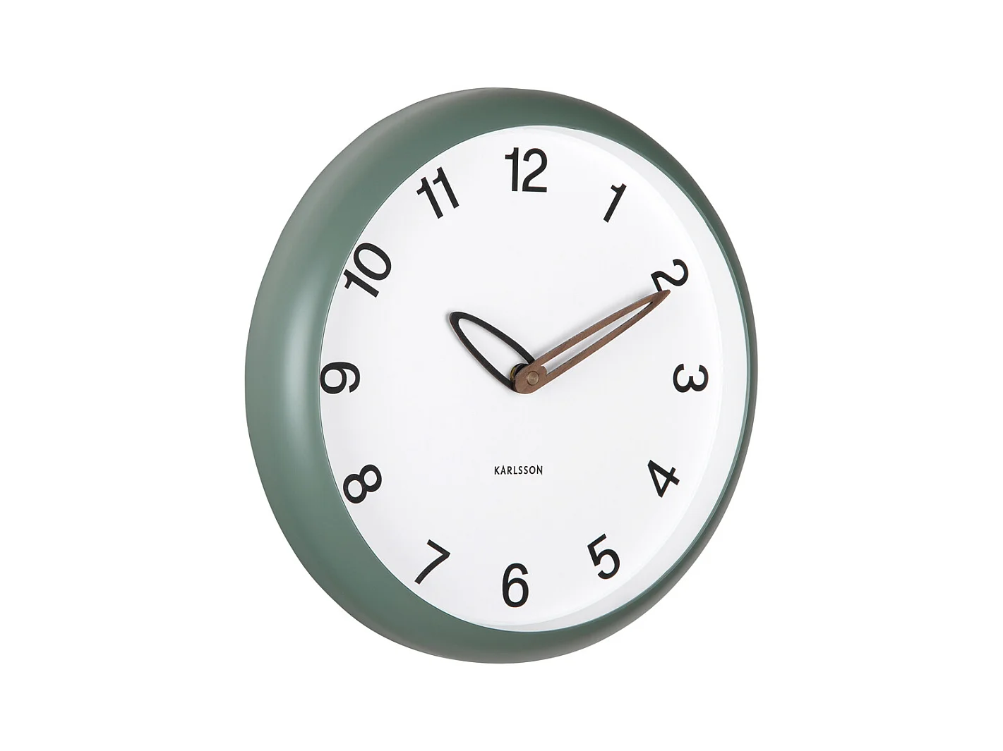 Horloge murale Bella - Vert jungle