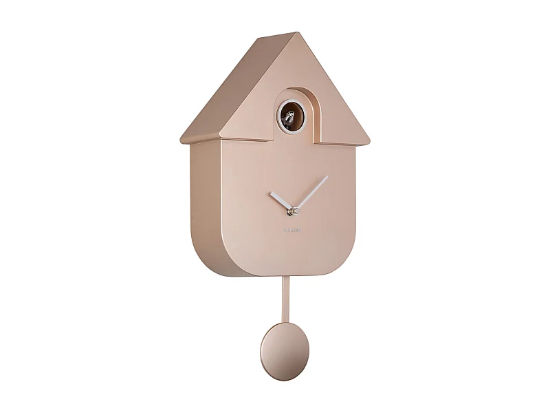 Wanduhr Modern Cuckoo Metallic - Metallic Roségold
