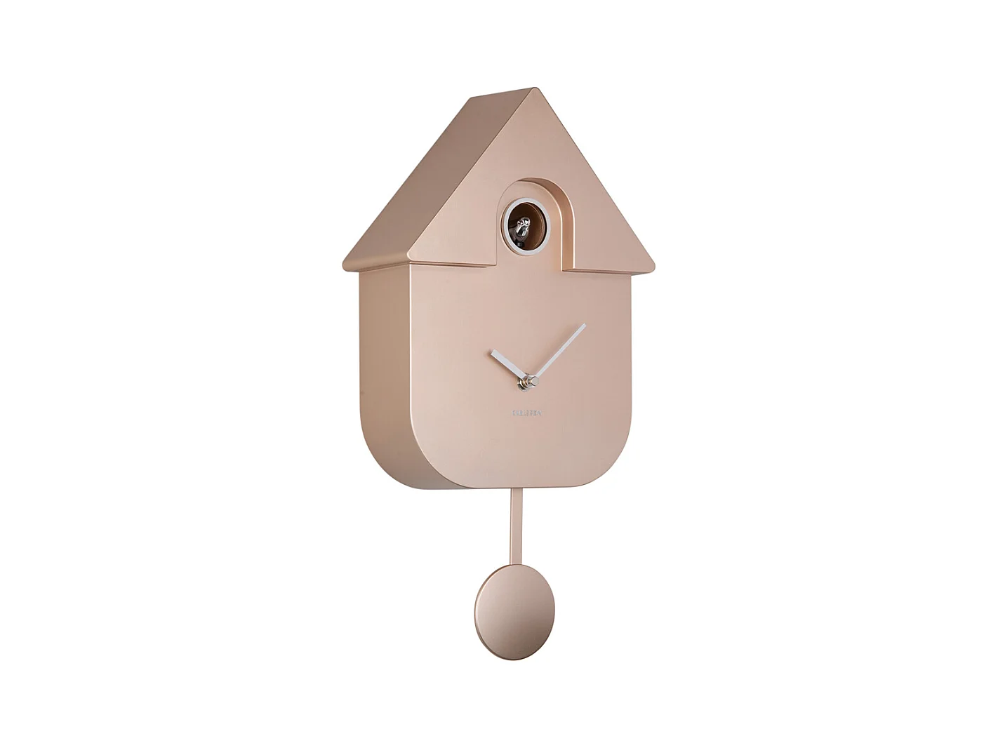 Wanduhr Modern Cuckoo Metallic - Metallic Roségold