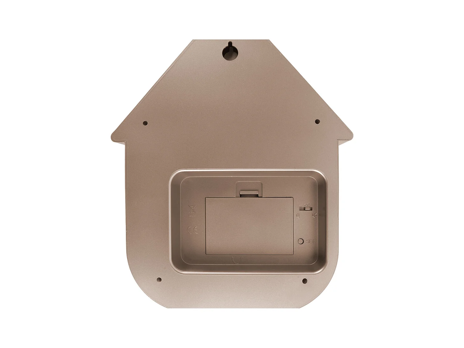 Wanduhr Modern Cuckoo Metallic - Metallic Roségold