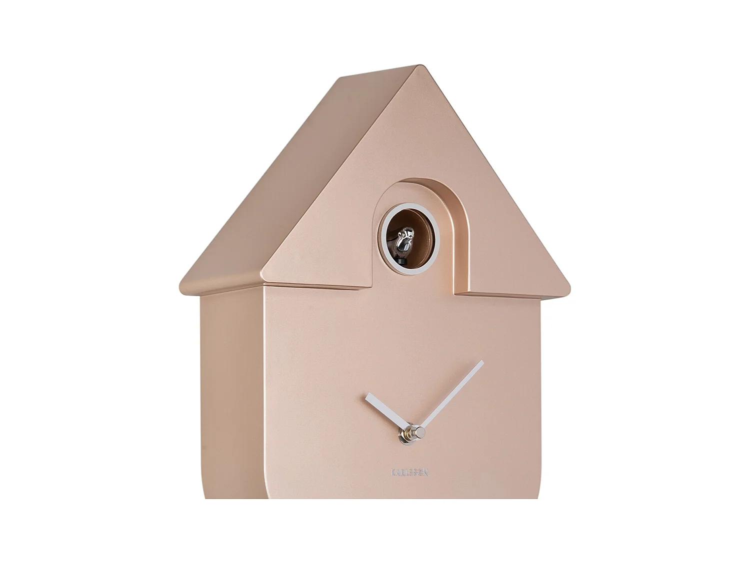 Wanduhr Modern Cuckoo Metallic - Metallic Roségold