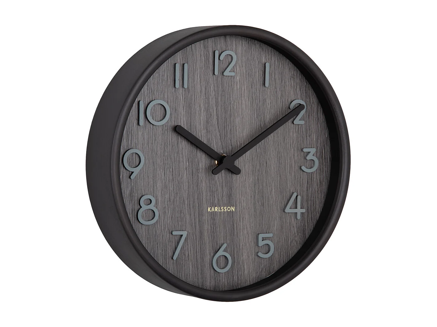 Horloge murale Pure Small - Noyer - Ø22cm