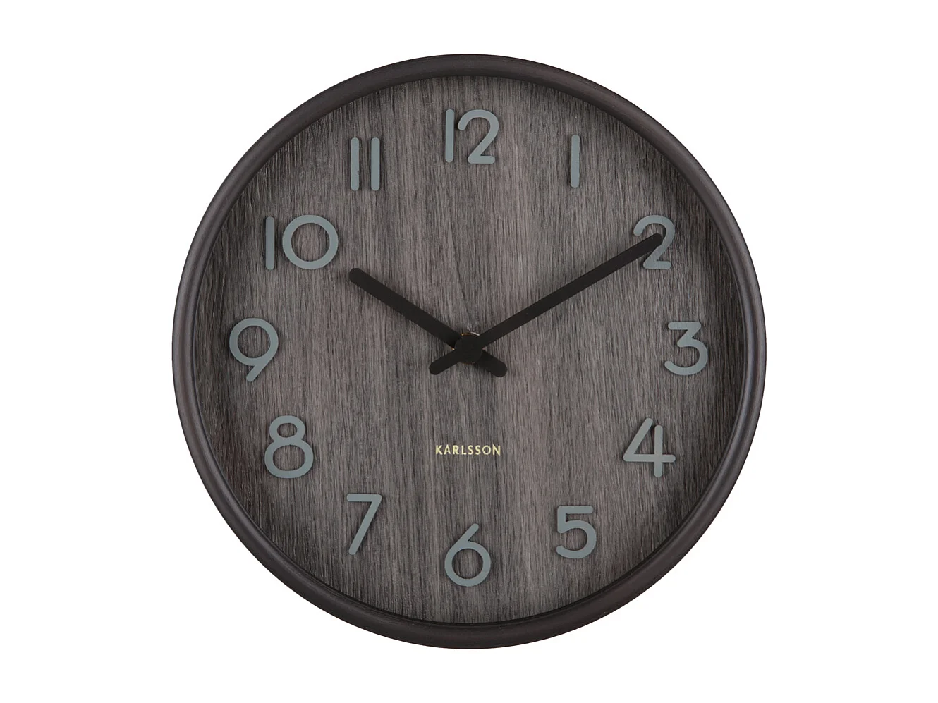 Horloge murale Pure Small - Noyer - Ø22cm