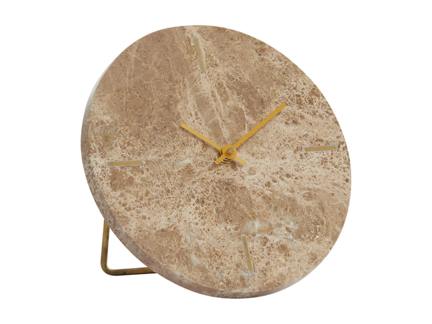 Horloge MORENO - 20x17x18cm - Marron
