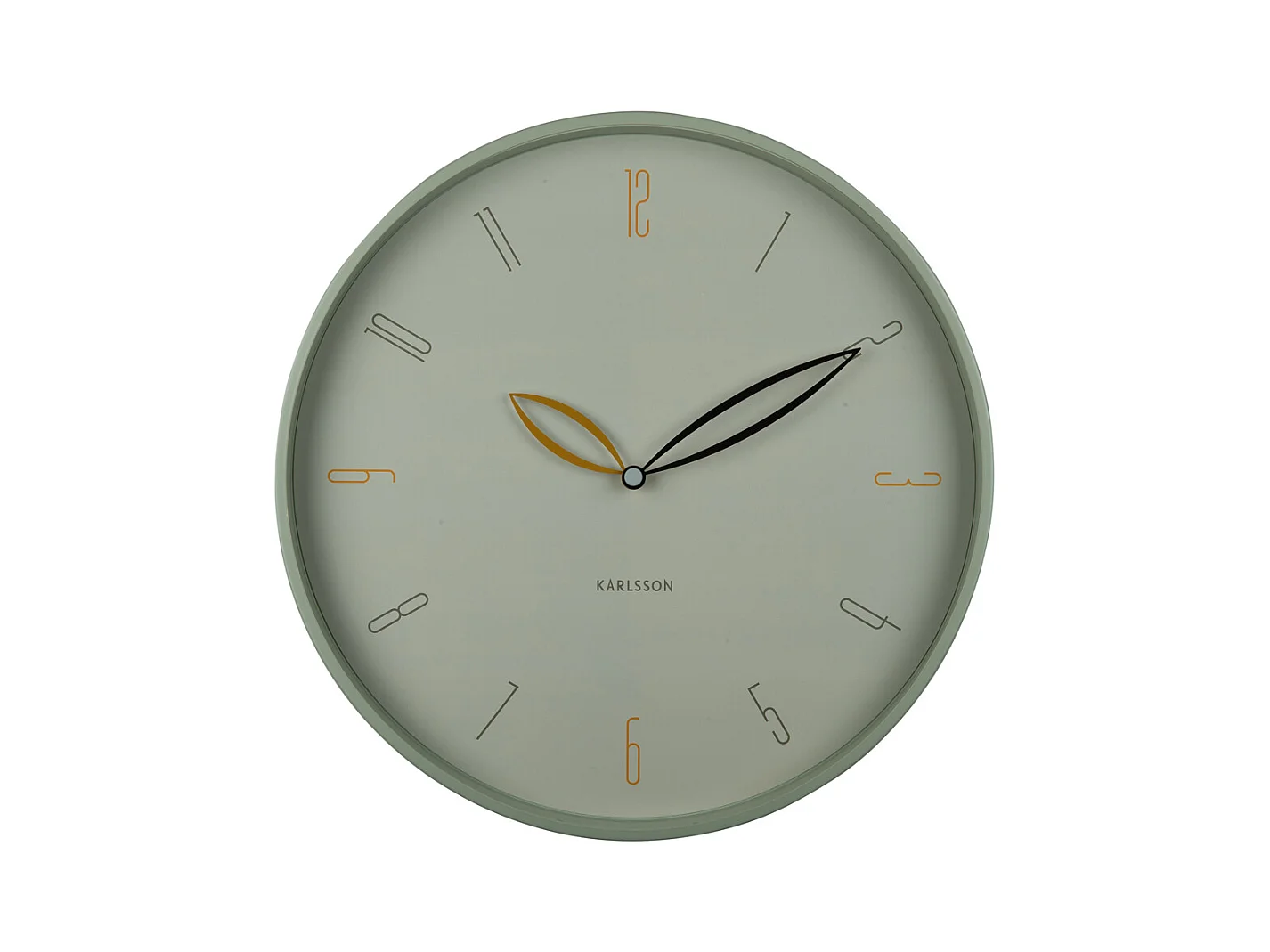 Horloge murale Pétales - Jade gris - Ø40cm