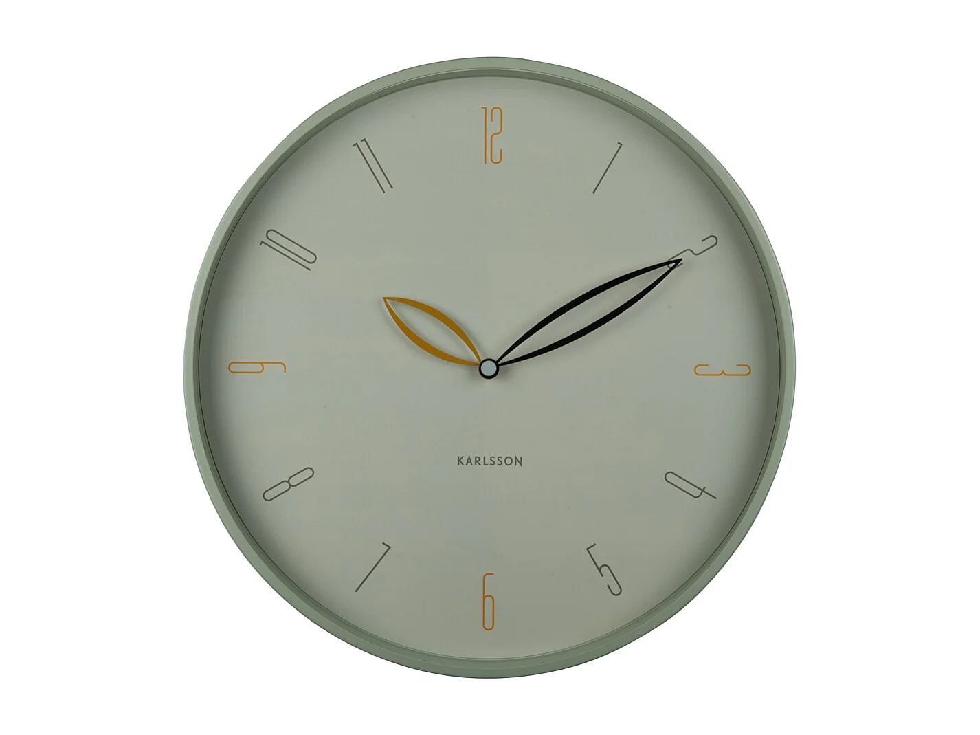 Horloge murale Pétales - Jade gris - Ø40cm