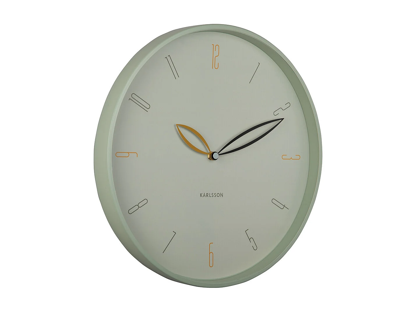 Horloge murale Pétales - Jade gris - Ø40cm
