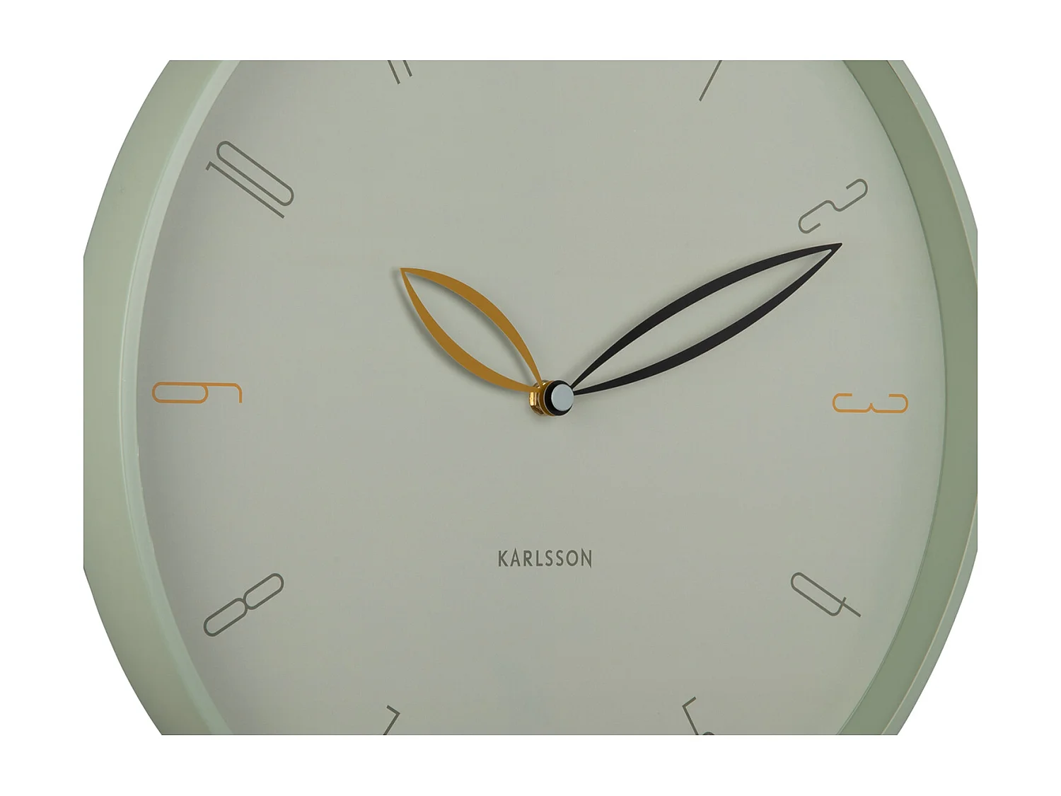 Horloge murale Pétales - Jade gris - Ø40cm