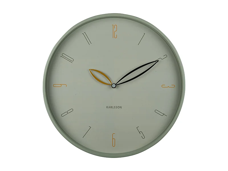 Horloge murale Pétales - Jade gris - Ø40cm