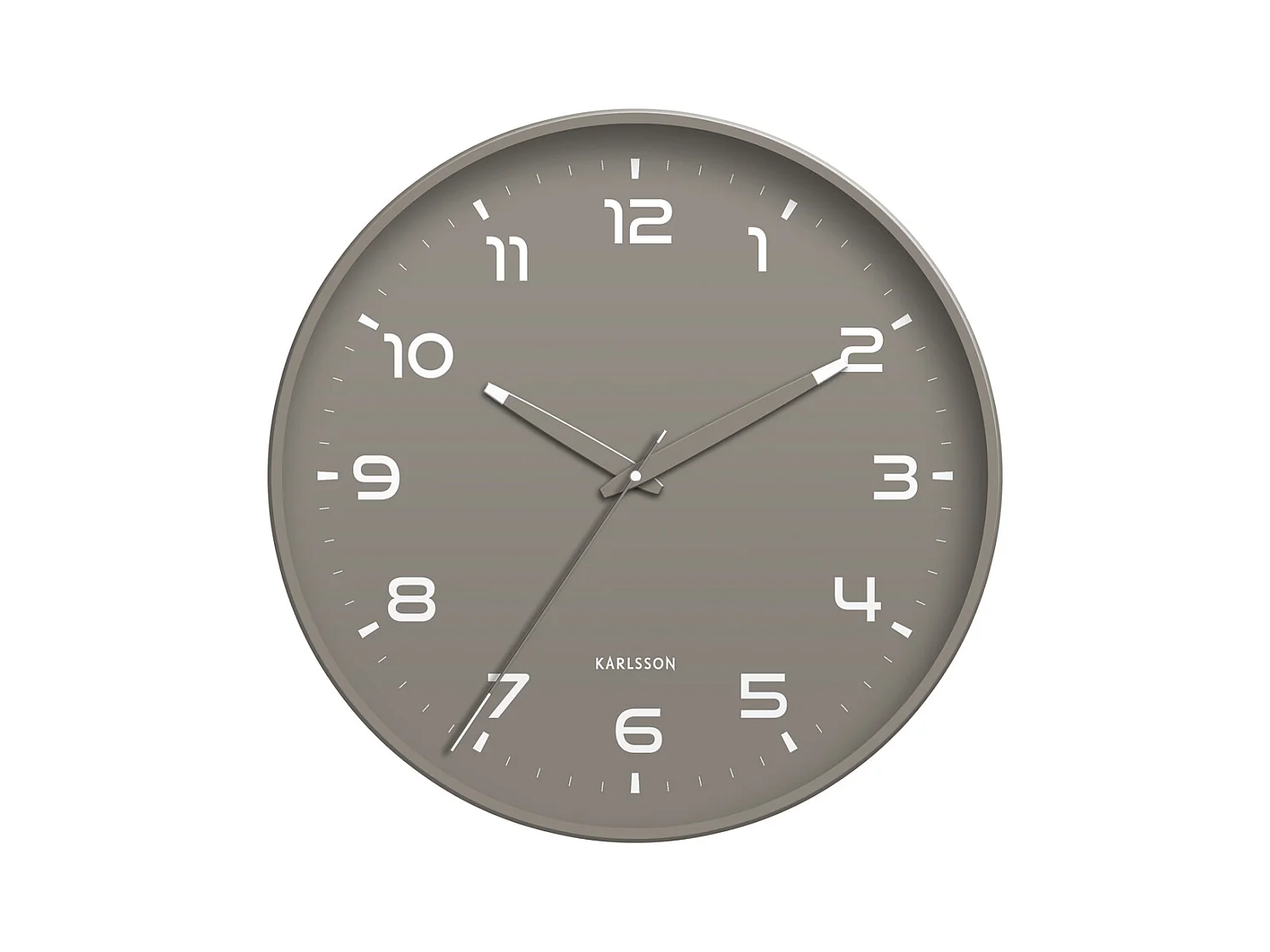 Horloge murale Orgullo - Gris foncé - Ø40cm