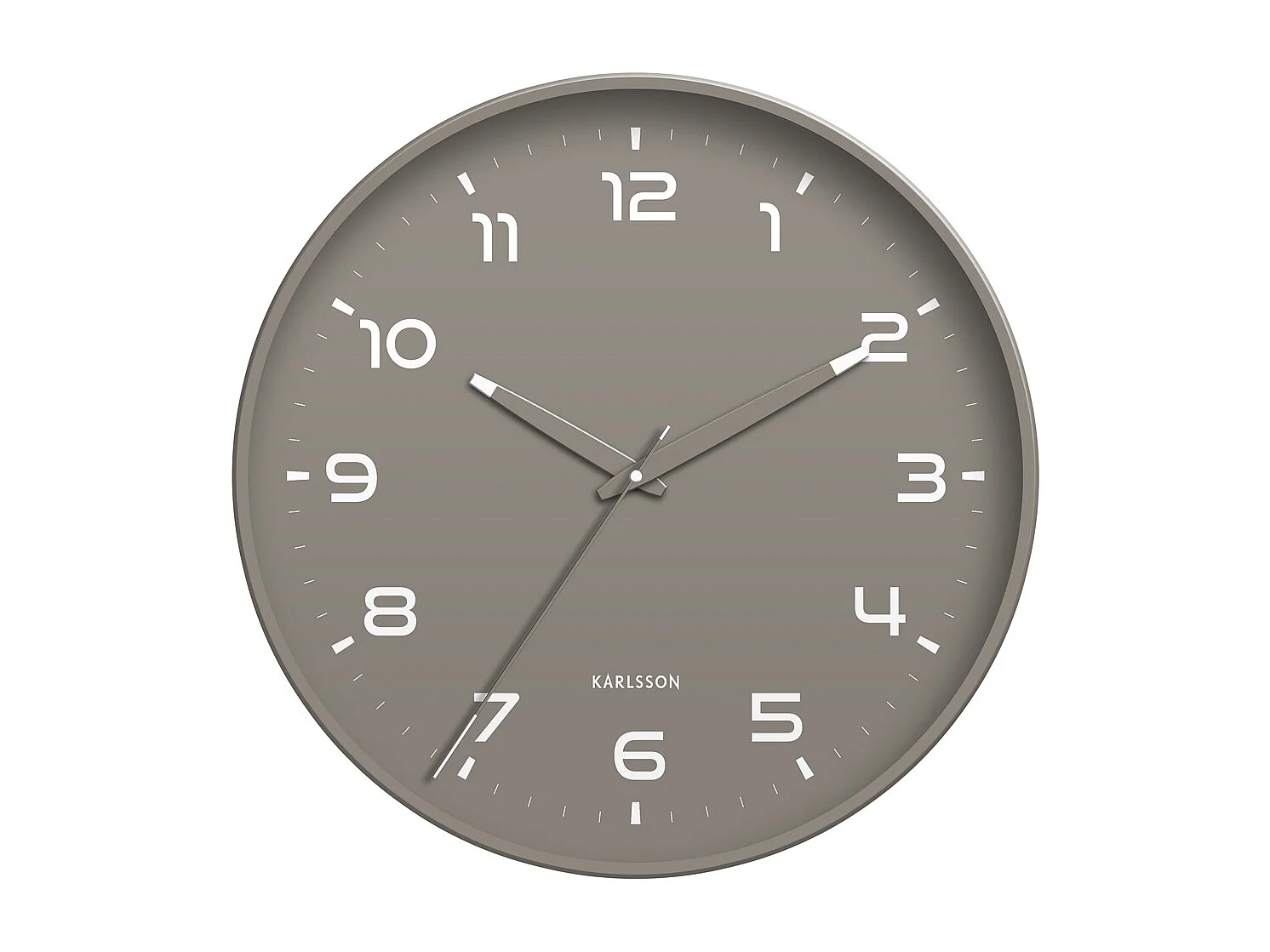 Horloge murale Orgullo - Gris foncé - Ø40cm
