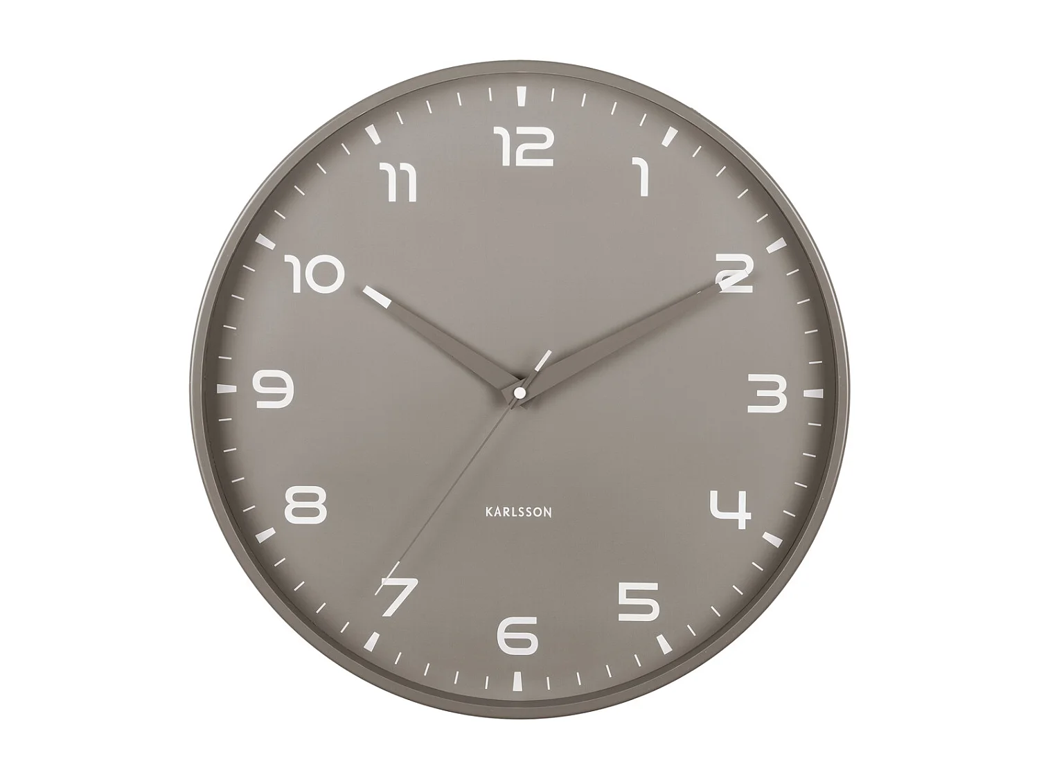 Horloge murale Orgullo - Gris foncé - Ø40cm