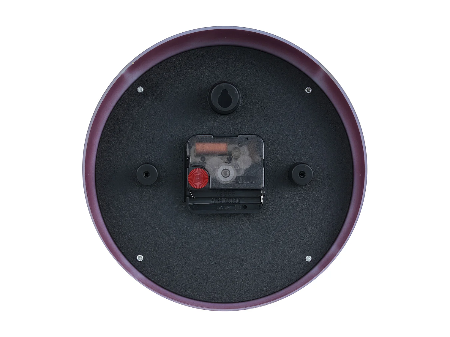 Horloge murale Slope - Mauve foncé - Ø20cm