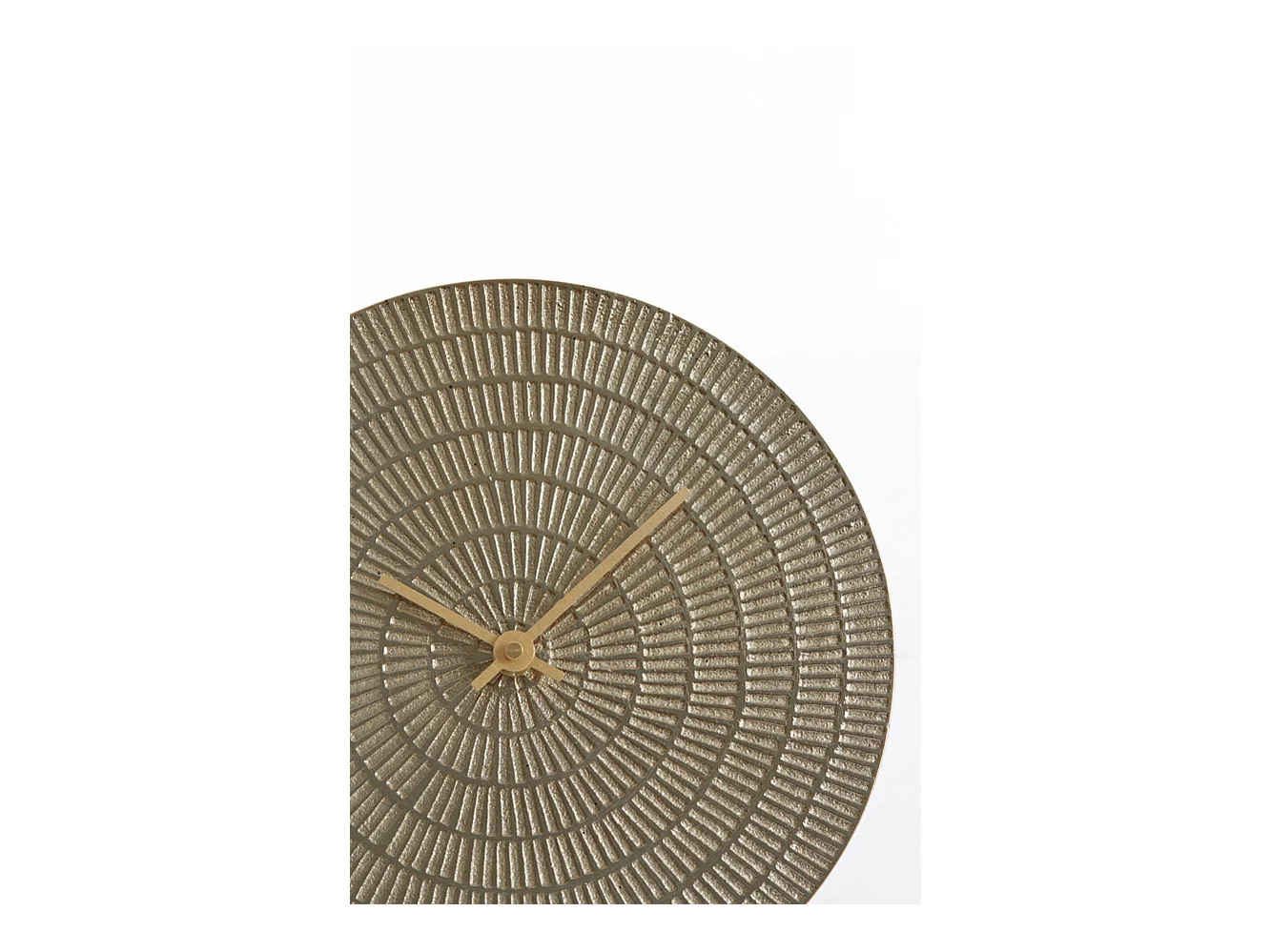 Horloge BOJANO - 20,5x2x20,5cm - Doré