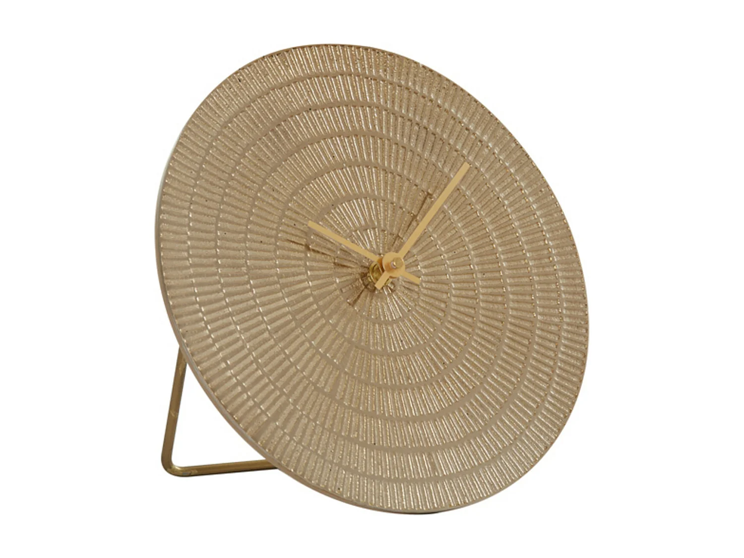 Horloge BOJANO - 20,5x2x20,5cm - Doré