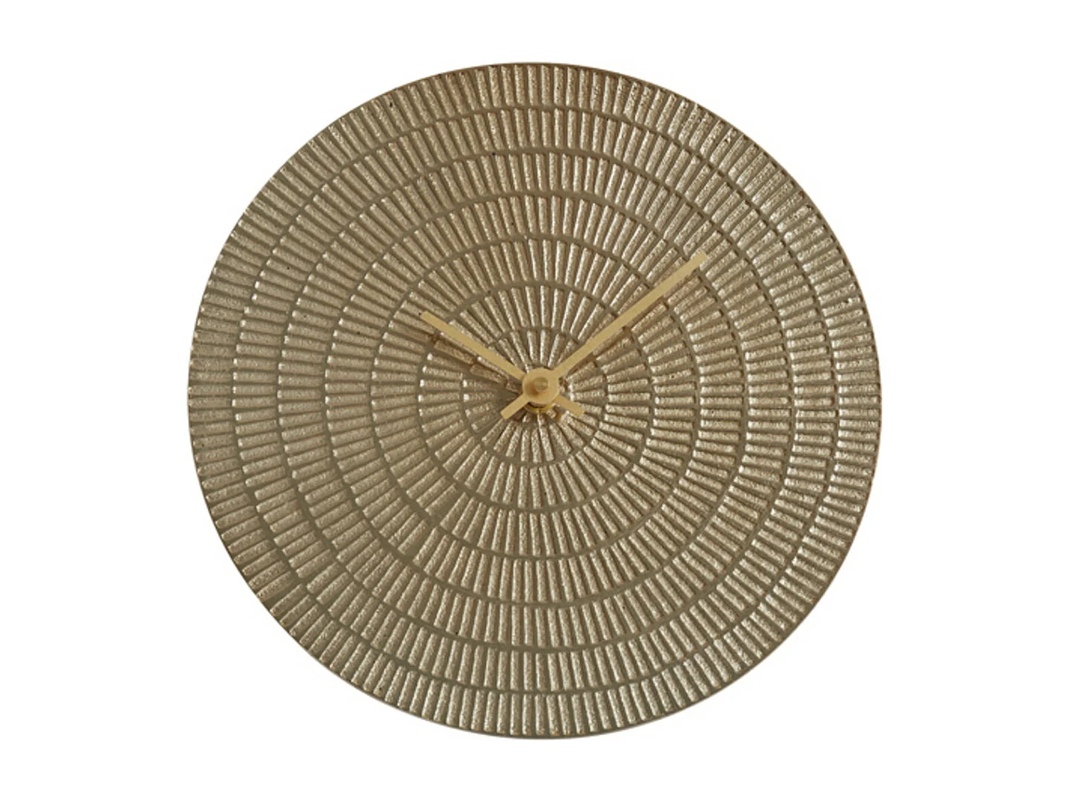 Horloge BOJANO - 20,5x2x20,5cm - Doré