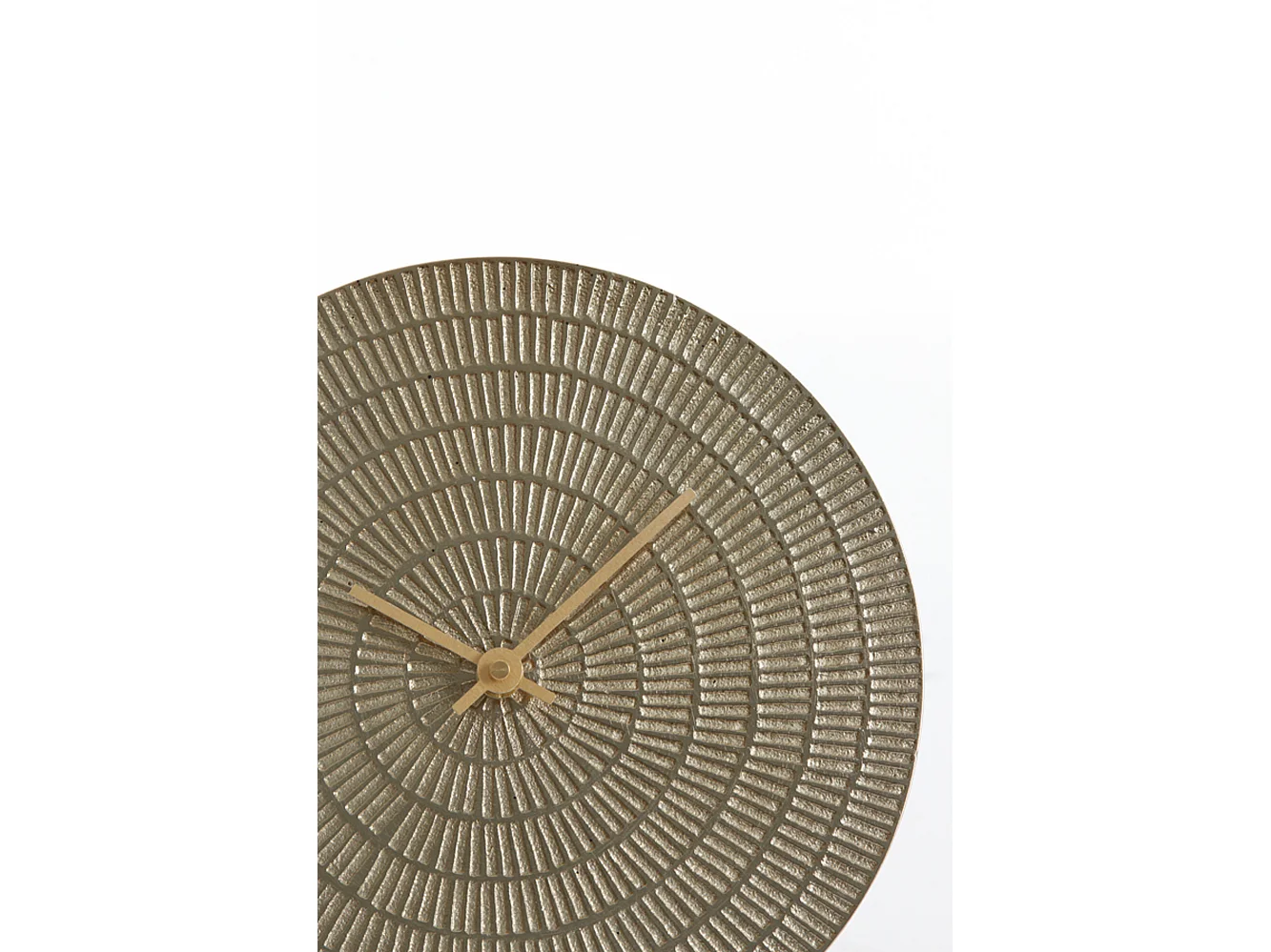 Horloge BOJANO - 20,5x2x20,5cm - Doré