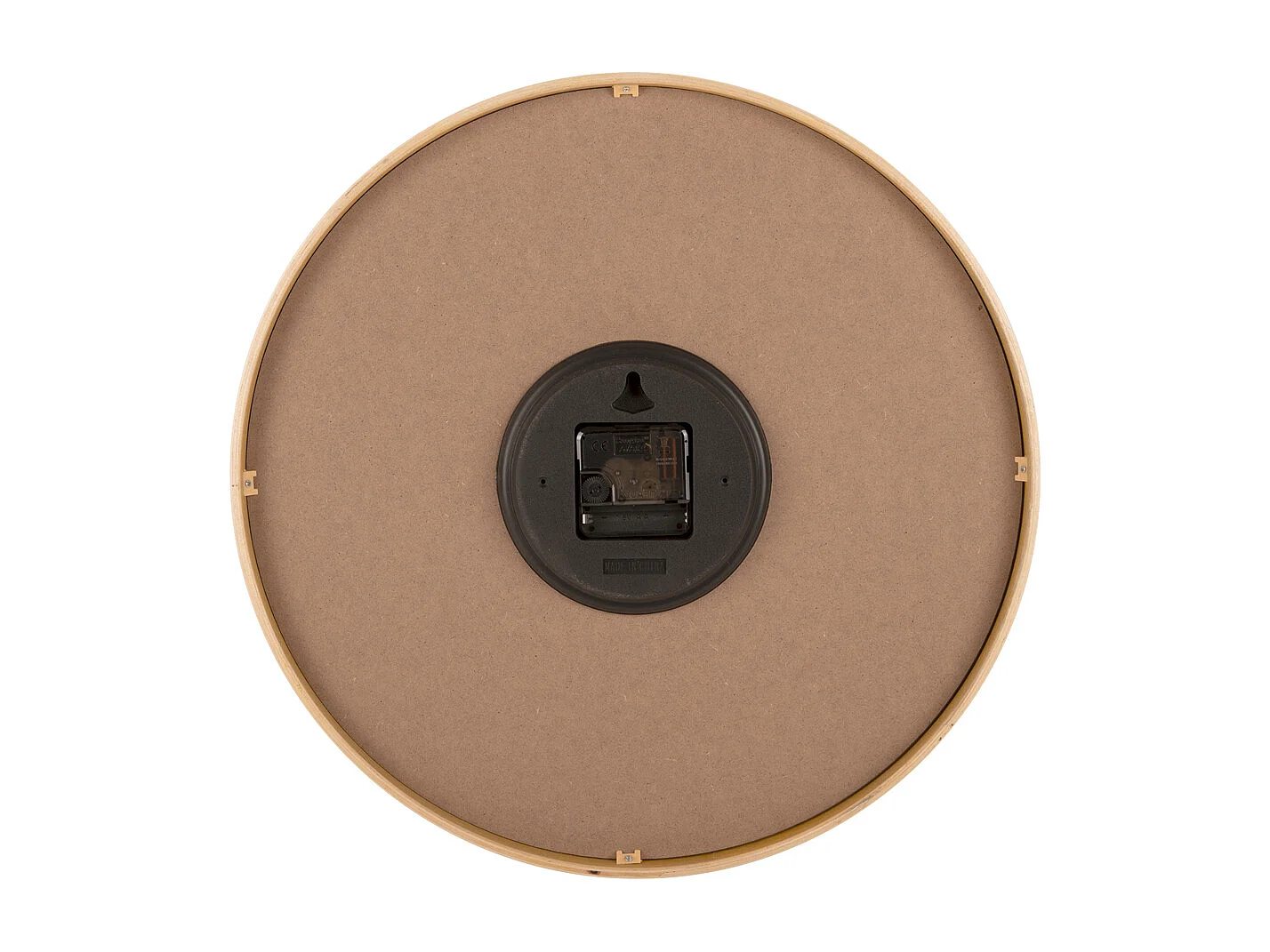 Horloge murale Joy - Jaune ocre - Ø40cm