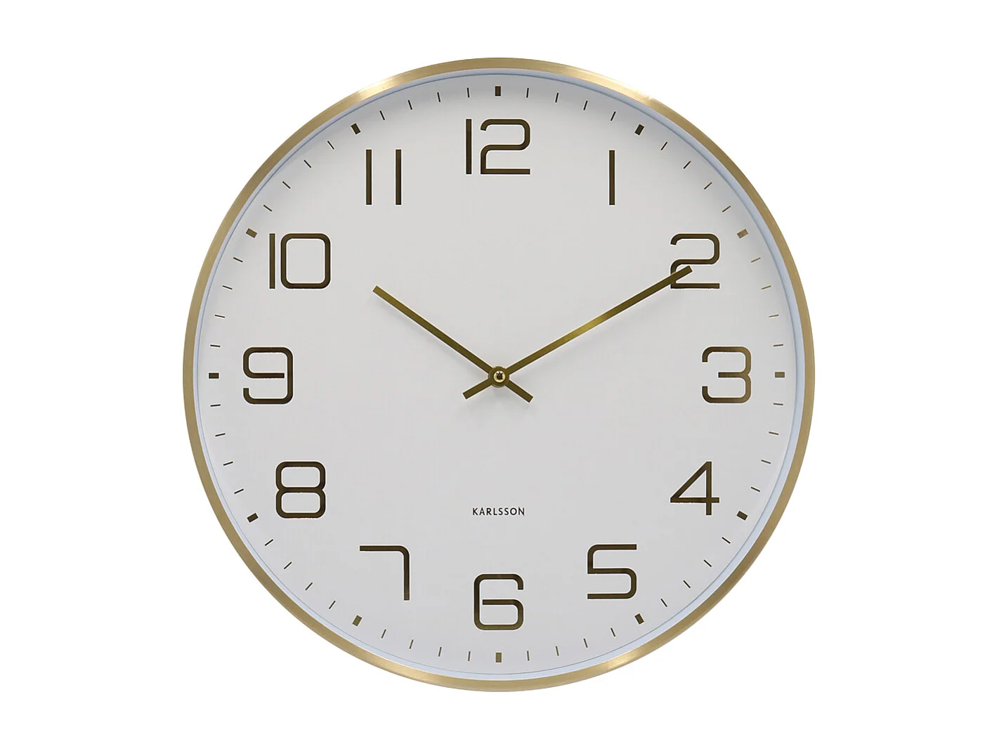 Wandklok Elegance Glow - Wit- Ø40cm