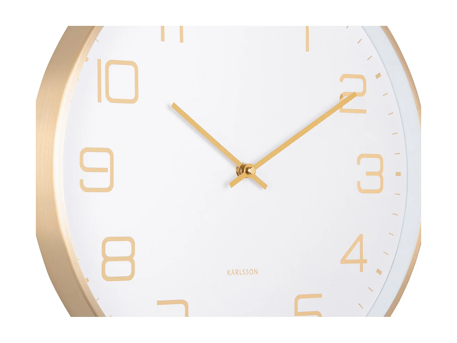 Wandklok Elegance Glow - Wit- Ø40cm