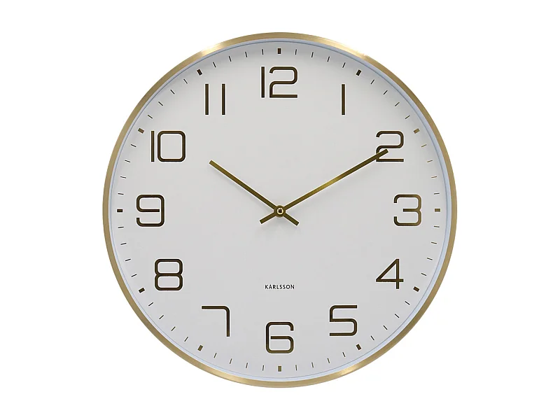 Wandklok Elegance Glow - Wit- Ø40cm