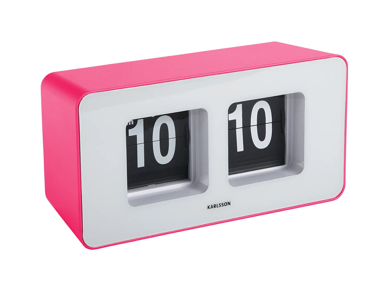 Horloge murale/de table Funky Flip - Rose vif
