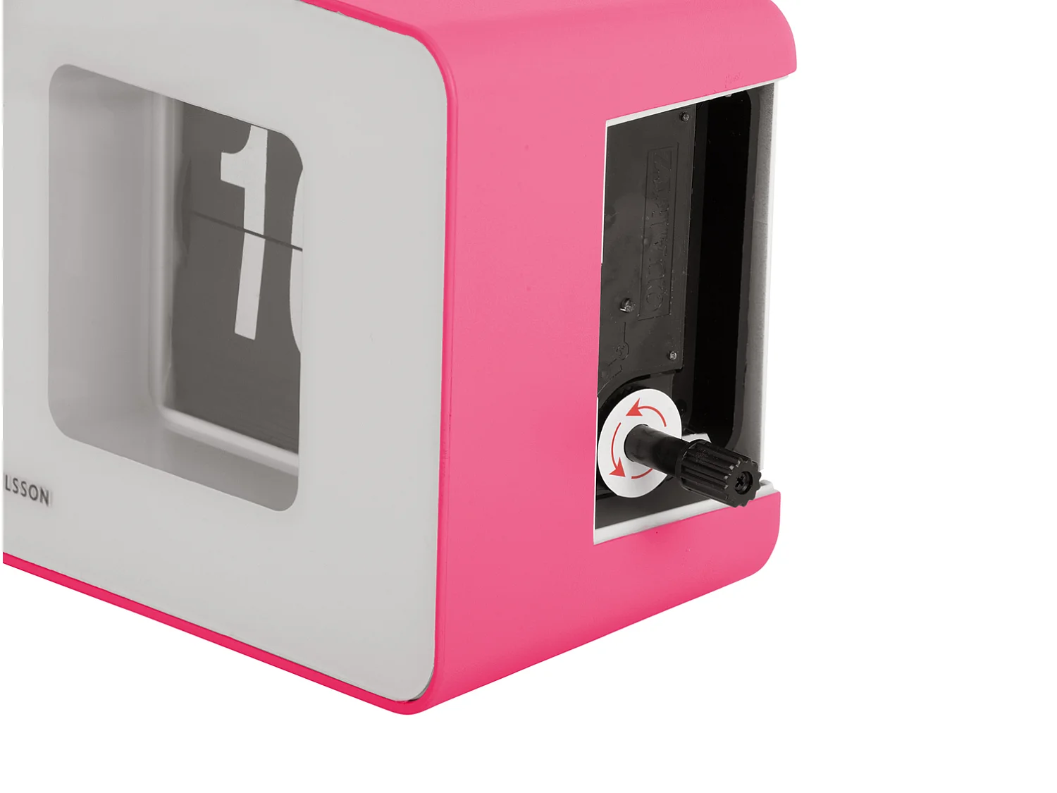 Horloge murale/de table Funky Flip - Rose vif