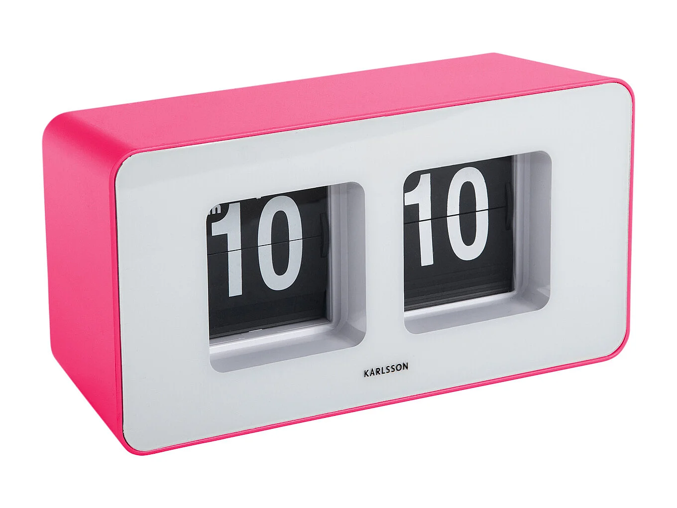 Horloge murale/de table Funky Flip - Rose vif