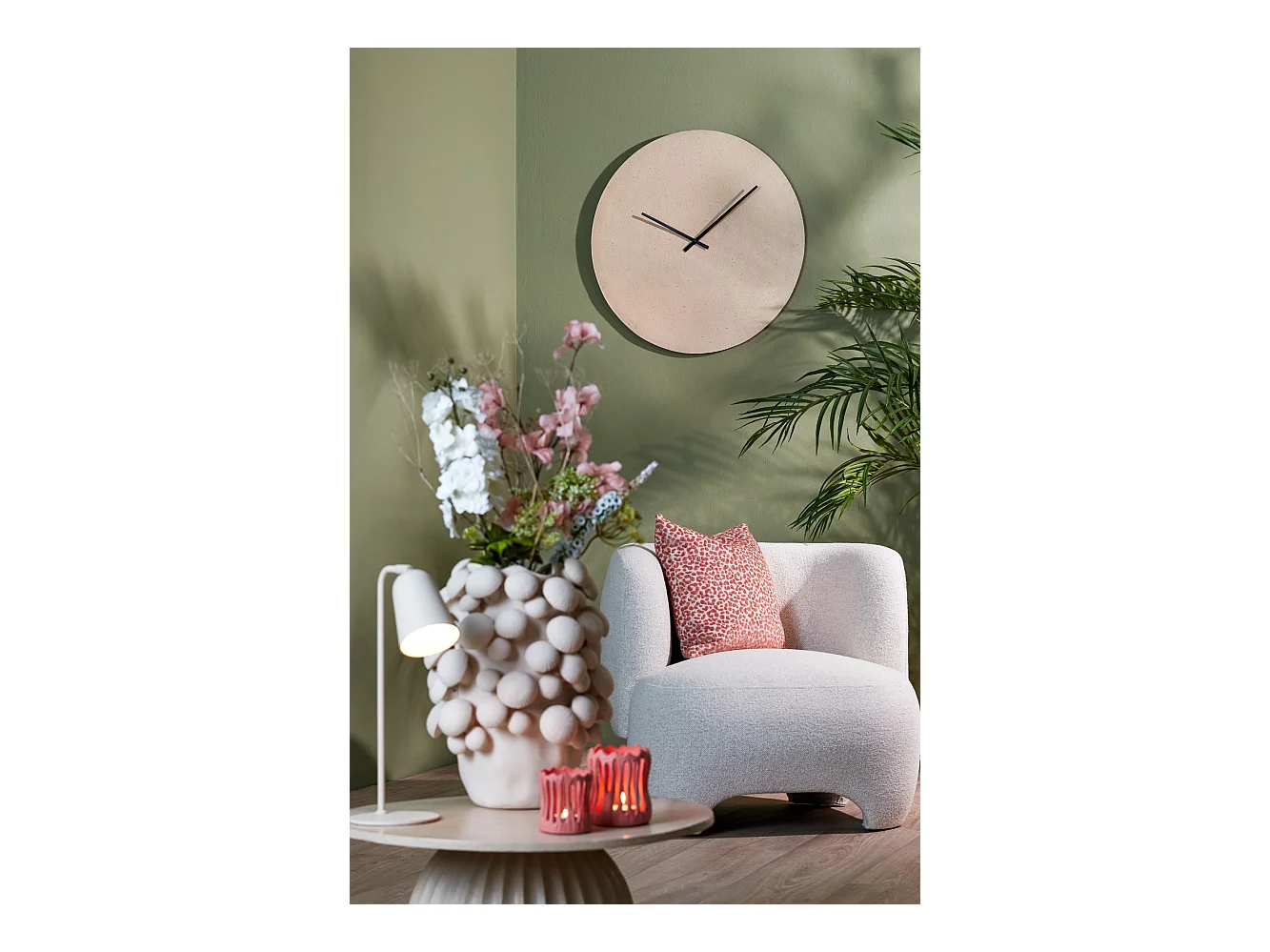 Reloj LICOLA - 74x2x74cm - Marrón