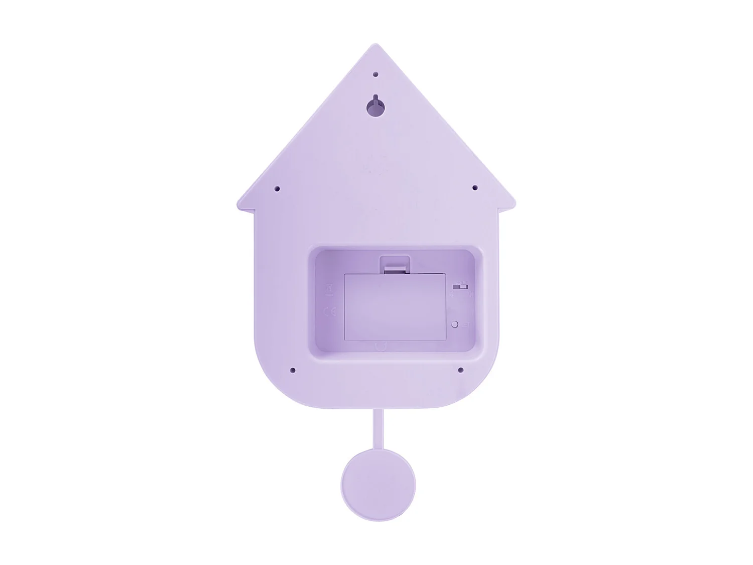 Reloj de pared moderno de cuco - Morado suave