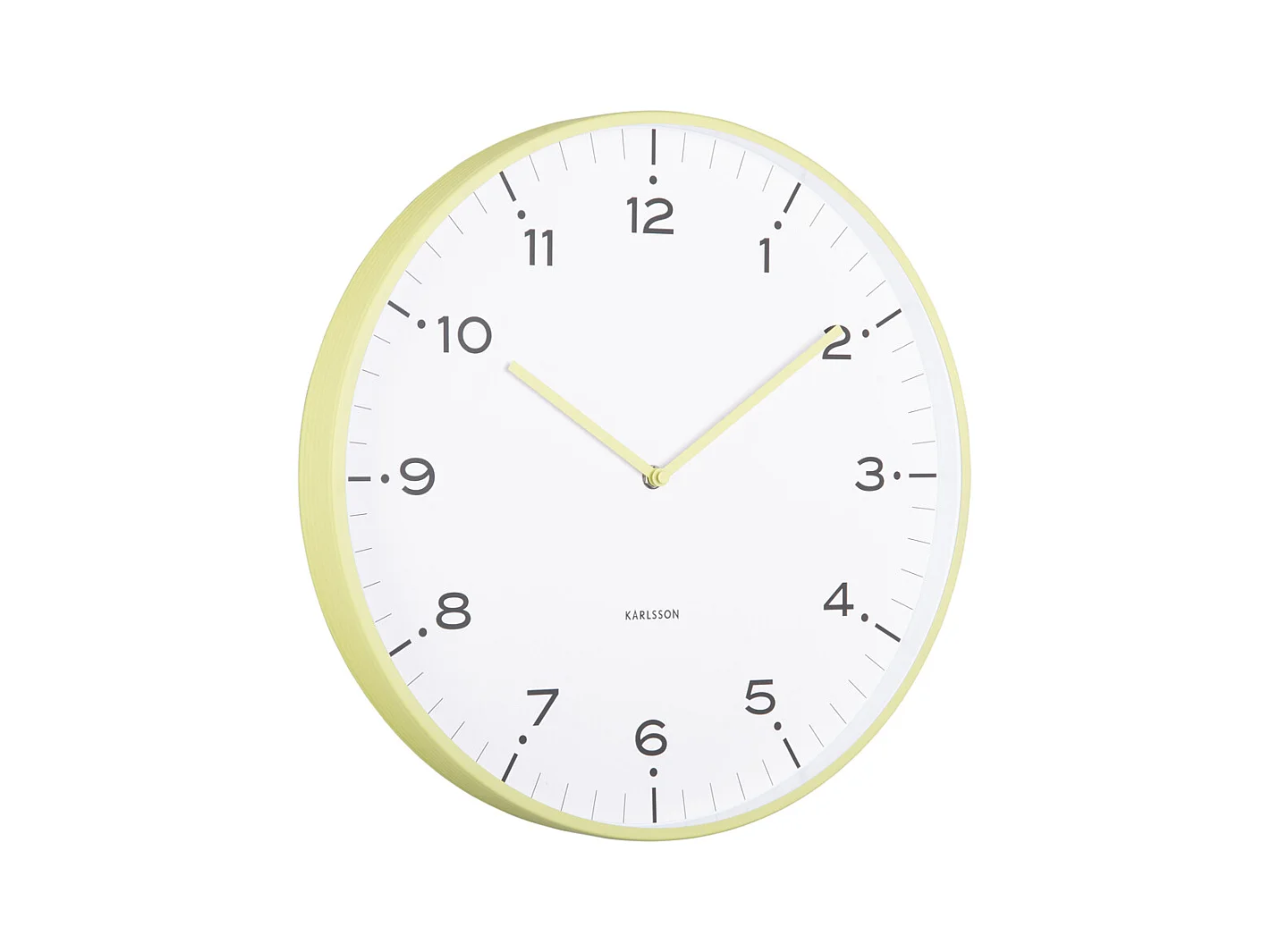 Horloge murale Circus Rings - Vert Matcha - Ø40cm