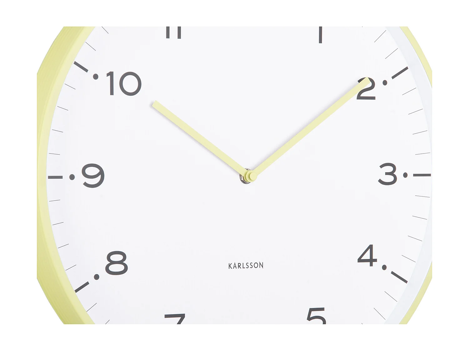 Horloge murale Circus Rings - Vert Matcha - Ø40cm