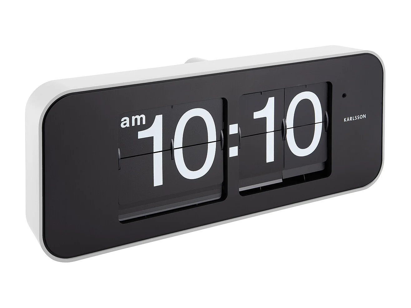 Wandklok Wide Flip - Wit