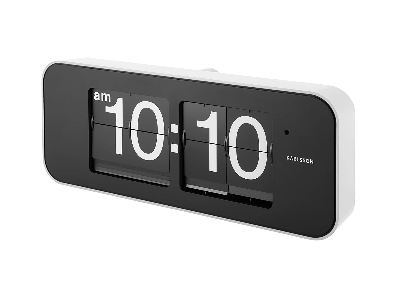 Wandklok Wide Flip - Wit