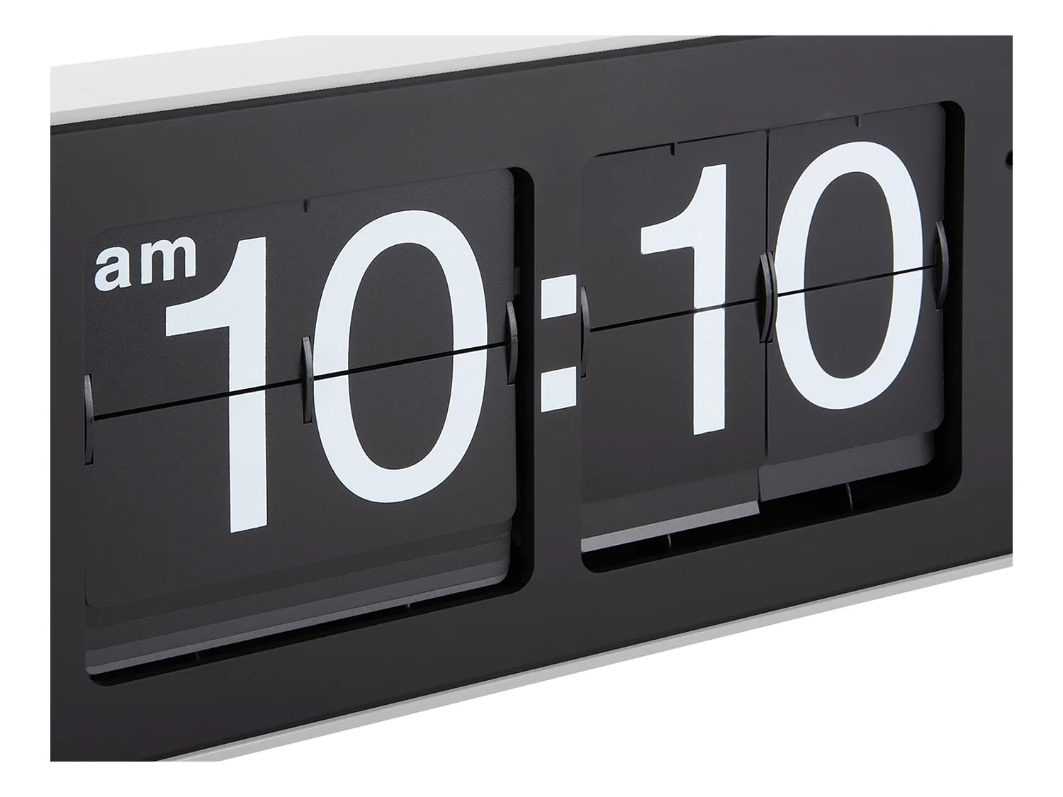 Wanduhr Wide Flip - Weiß