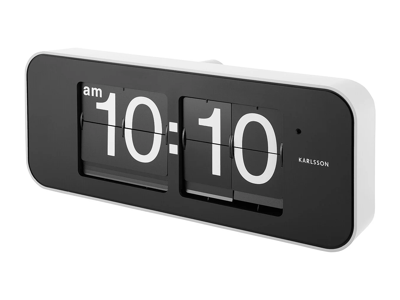 Horloge murale à bascule large - Blanc