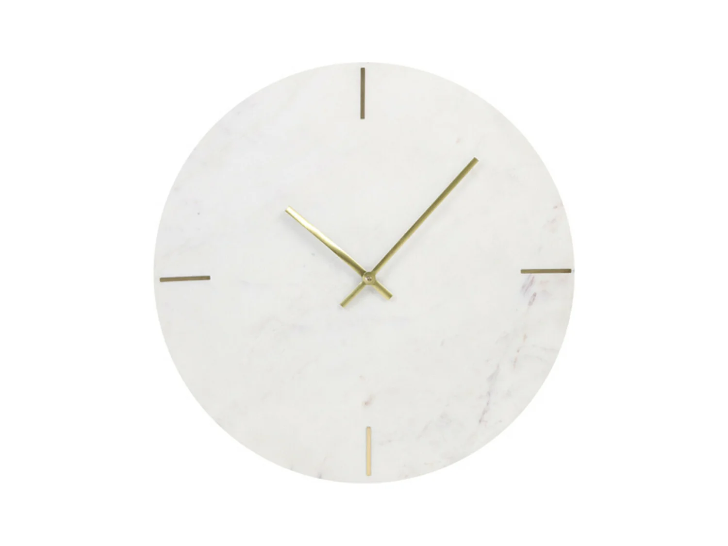 Uhr MORENO - 43x2x43cm - Weiß