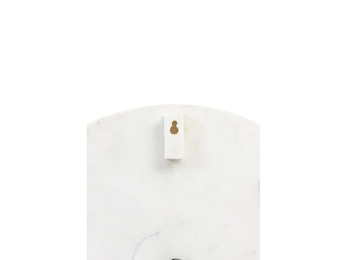 Uhr MORENO - 43x2x43cm - Weiß