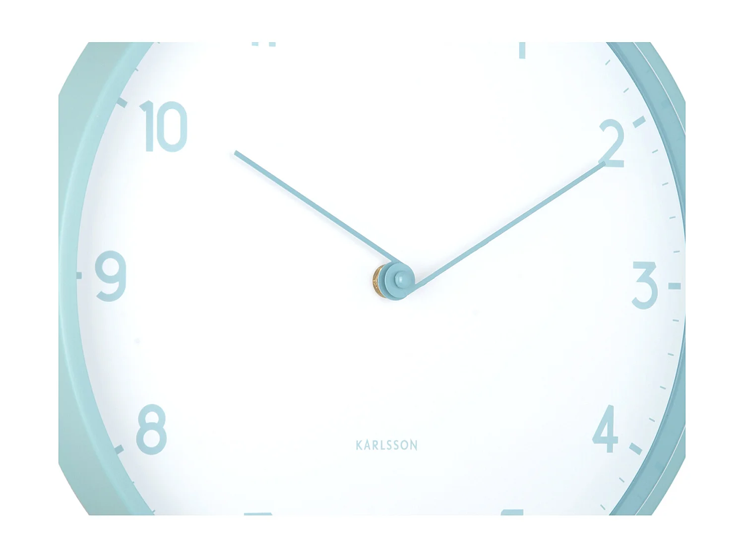 Horloge murale Sencillez - Bleu brumeux - Ø30cm