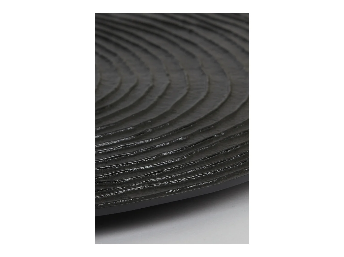 Uhr CERVINO - 58x2x58cm - Schwarz