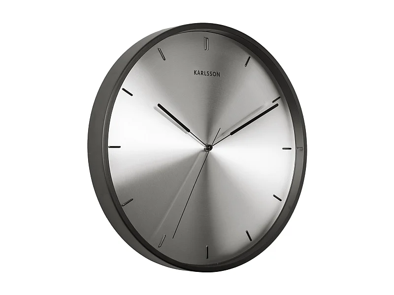 Zegar ścienny Finesse - Srebrny - Ø40cm