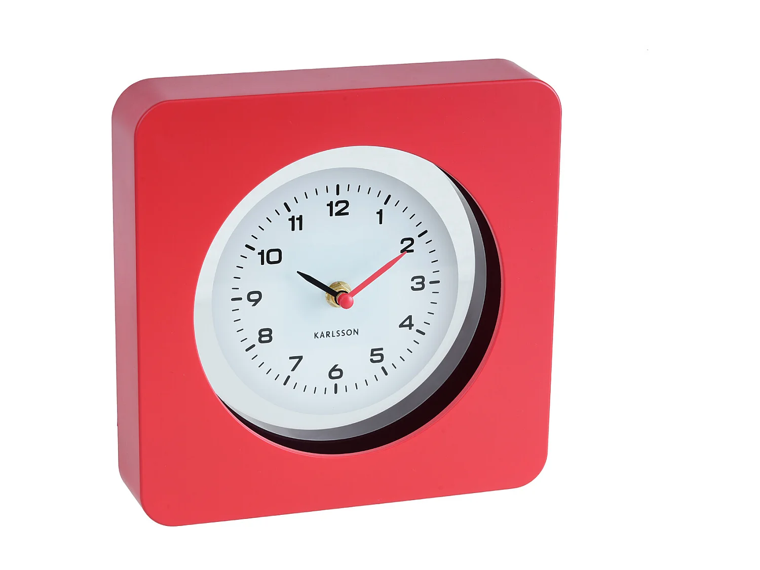 Horloge murale New Vintage - Rouge vif - Ø22cm