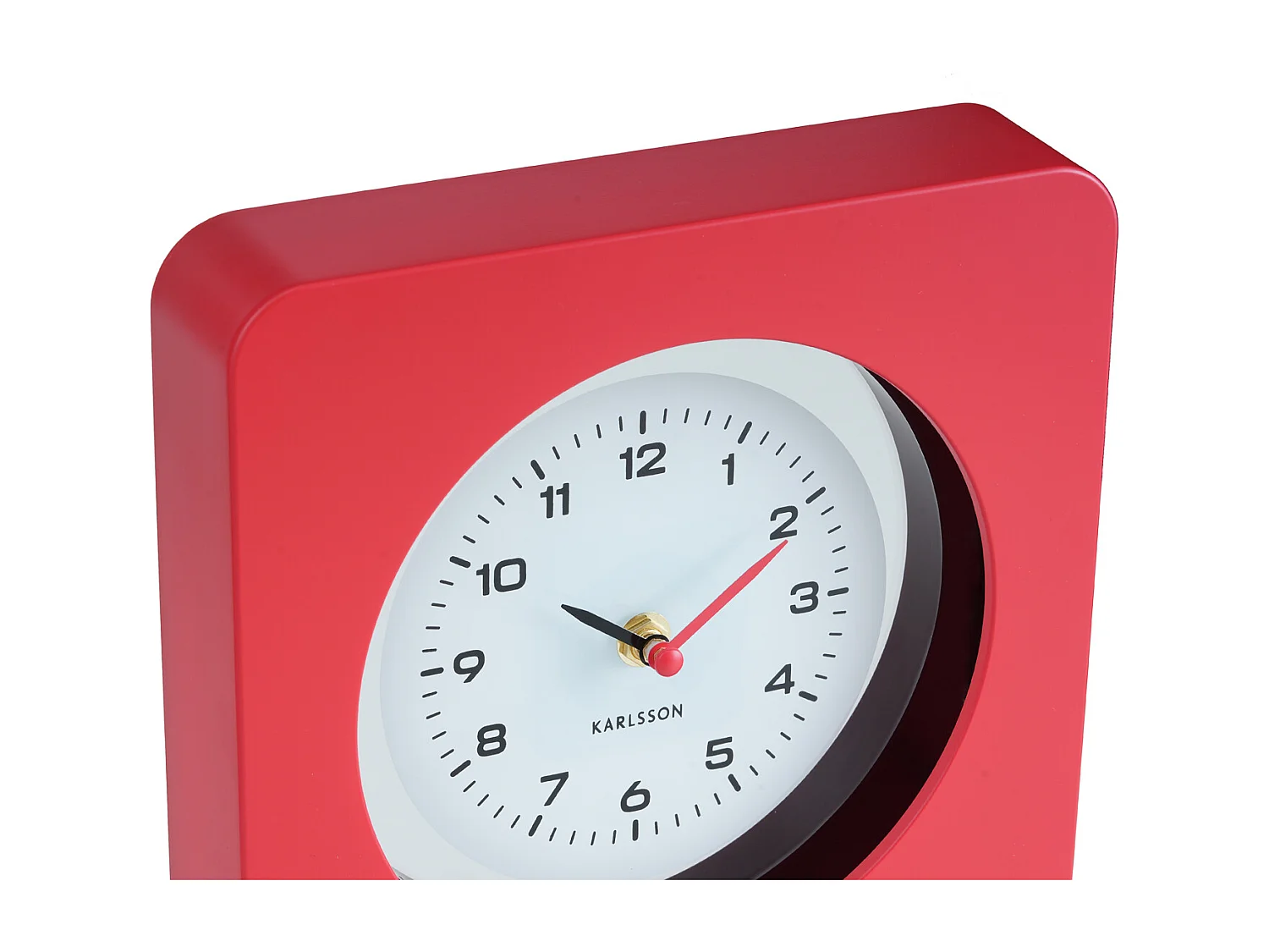 Horloge murale New Vintage - Rouge vif - Ø22cm