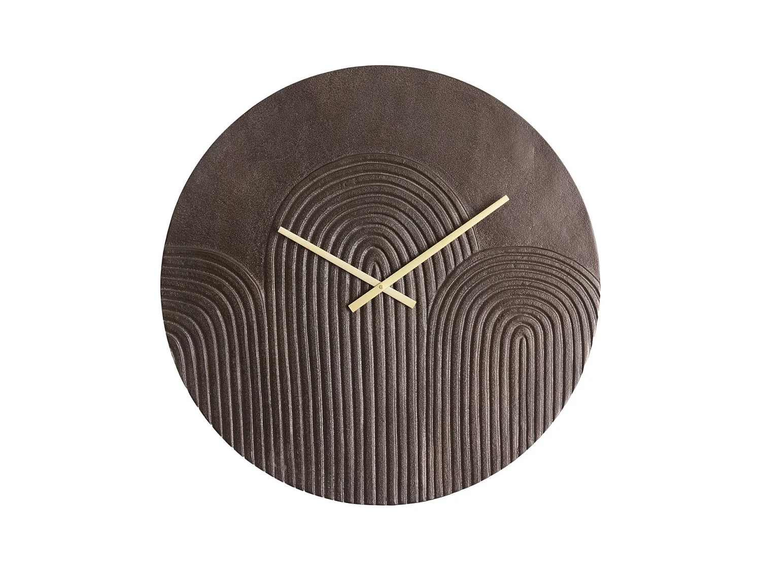 Horloge GWENNA - 58x3x58cm - Marron