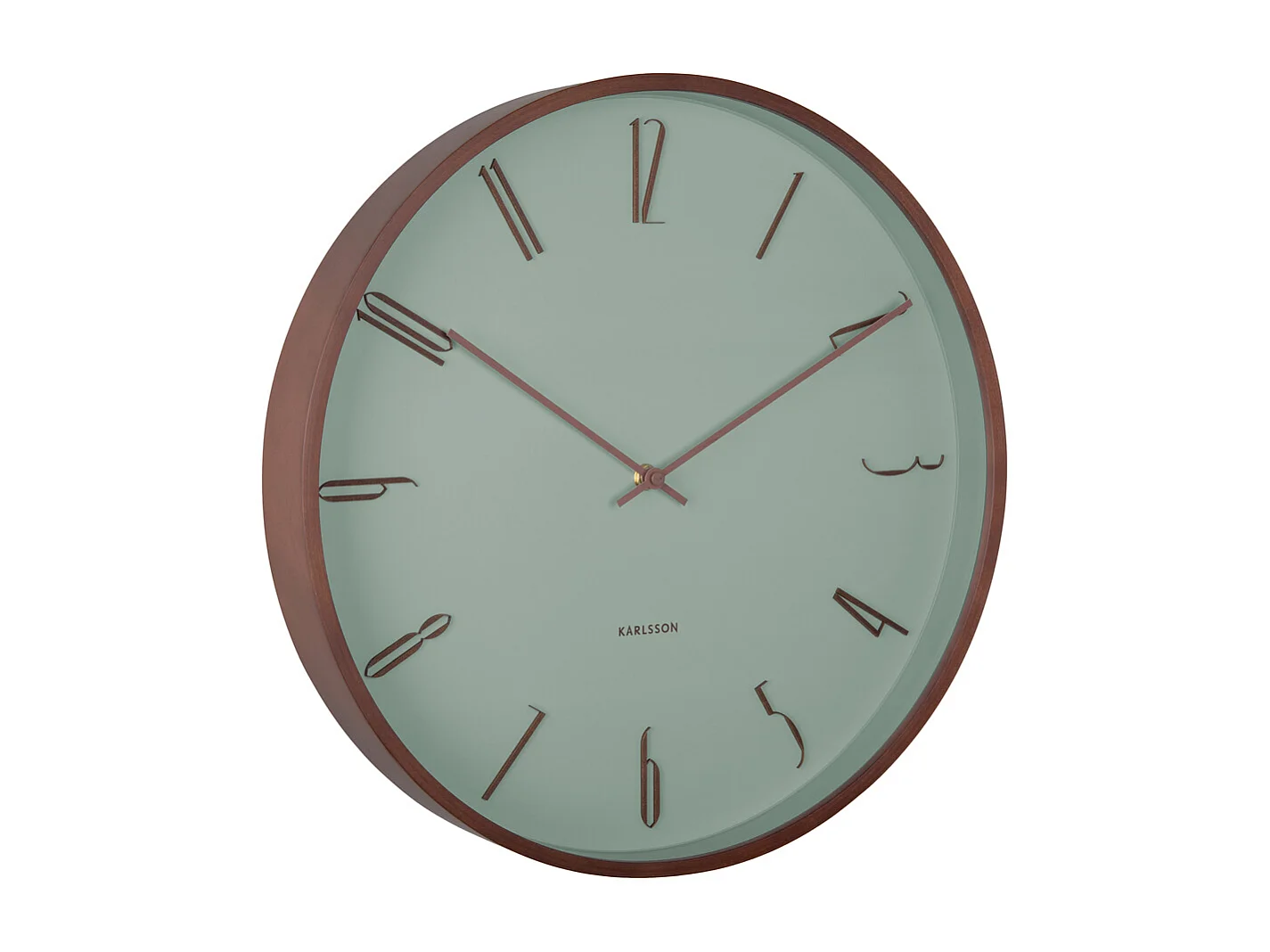 Horloge murale Scandia - Jade gris - Ø40cm