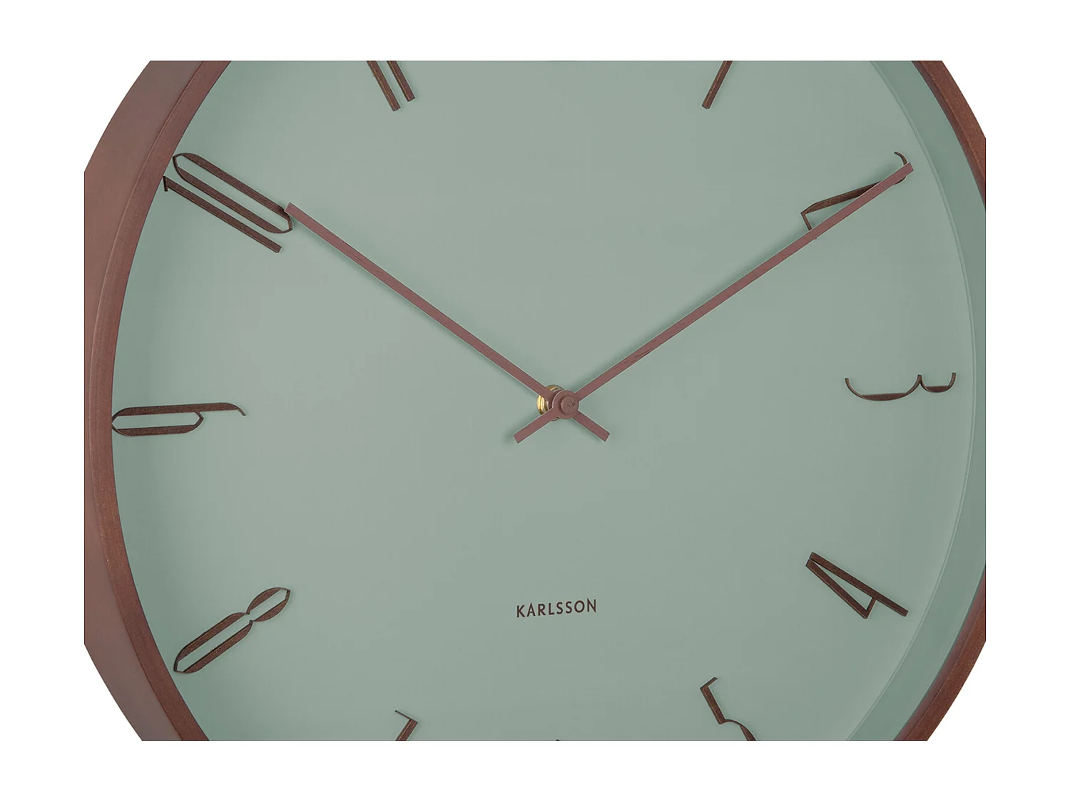 Horloge murale Scandia - Jade gris - Ø40cm